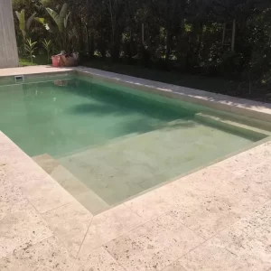 Travertino 30,5cm pulido sin taponar