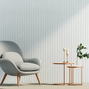 Wall Panel WPC Interior Blanco símil lino